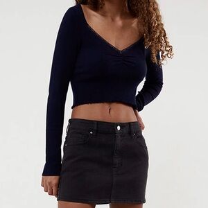 Lacey Long Sleeve Black PACSUN Top
